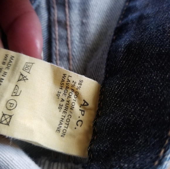 A.P.C. Raw Denim Jeans - Picture 8 of 15
